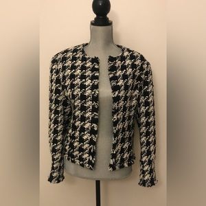 Joie Blk/White Crop Jacket